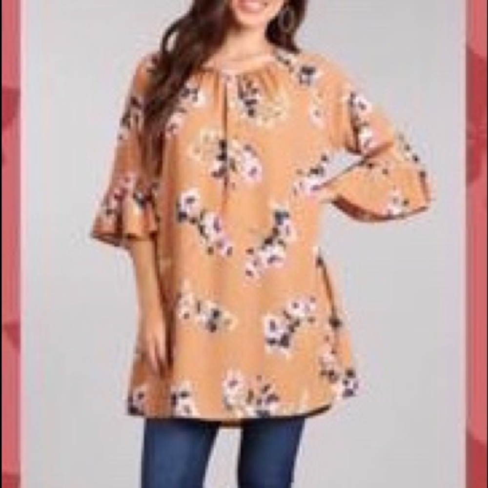 Floral tunic